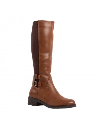 bottes cavalières camel femme