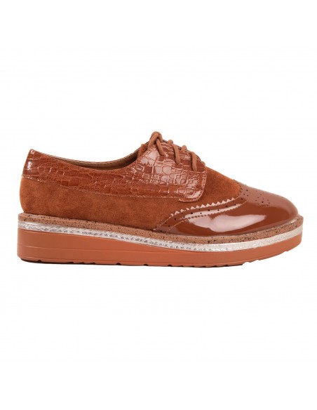 derbies vernis bleu marine