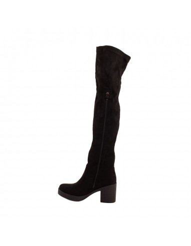 Cuissardes femme daim noir hot sale