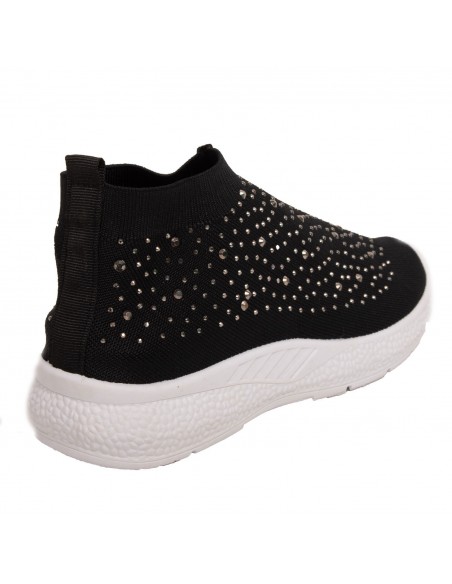 basket chaussette strass