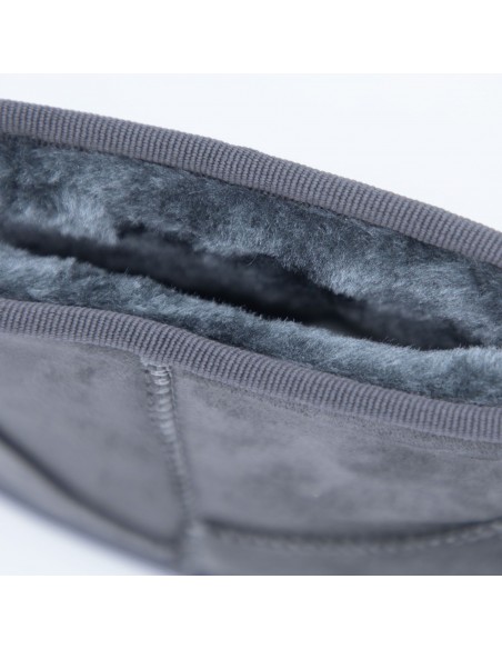 Bottes fourrées femme hiver forme boots basses à fourrure synthétique chaude & antidérapante