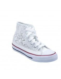 Baskets montantes blanches...