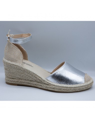 Espadrilles femme à Talon compensé -...