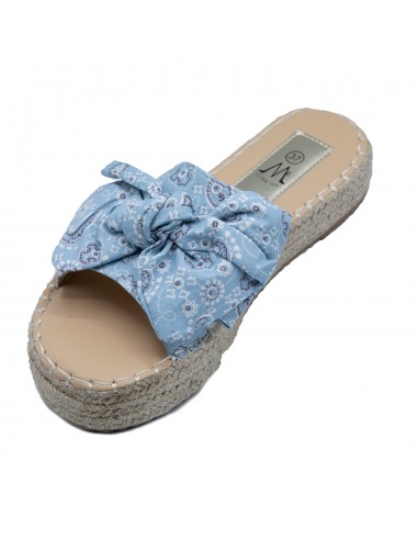 Mules plateforme corde plage femme...