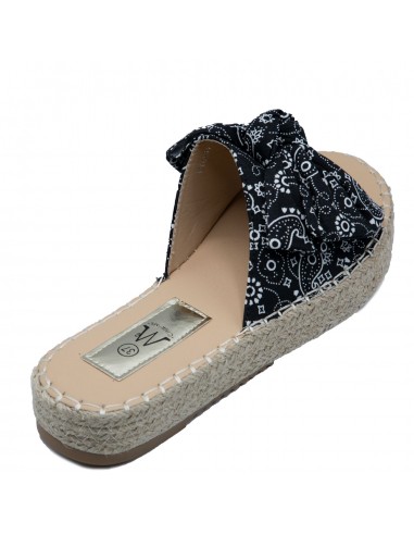 Mules plateforme corde plage femme...