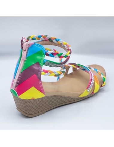 Sandales femme petit talon compensé...