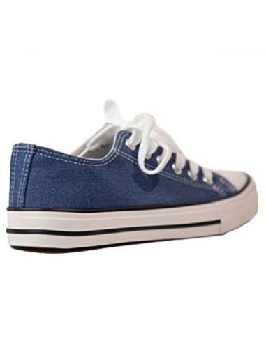 Baskets toile tennis femme semelle...