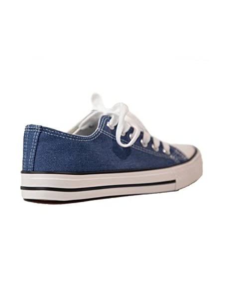 Baskets toile tennis femme semelle caoutchouc blanc,bordeaux,noir,bleu marine,jaune,kaki
