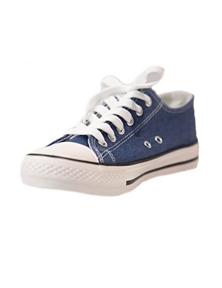 Baskets toile tennis femme semelle caoutchouc blanc,bordeaux,noir,bleu marine,jaune,kaki