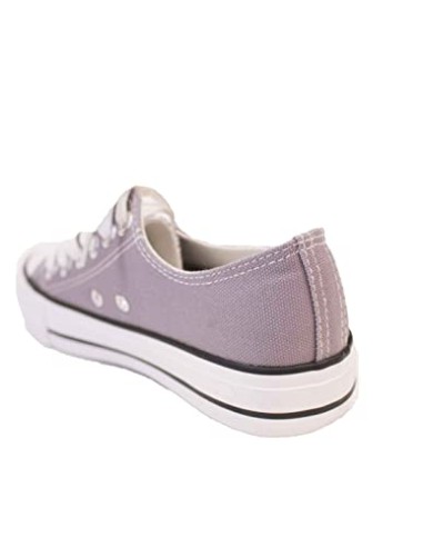 Baskets toile tennis femme semelle...