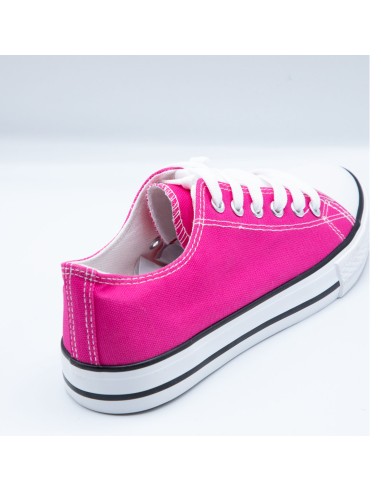 Baskets toile tennis femme semelle...