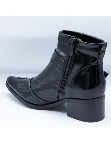 Bottines pointues Femme Noires...