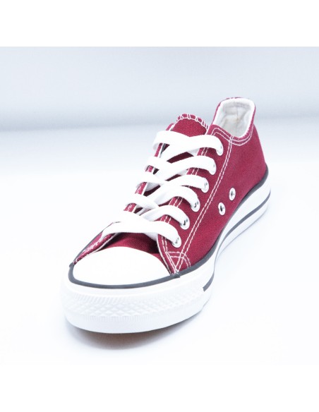 Baskets toile tennis femme semelle caoutchouc blanc,bordeaux,noir,bleu marine,jaune,kaki
