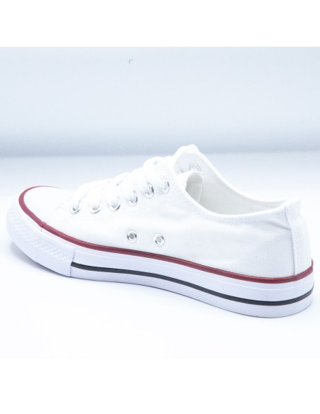 Baskets toile tennis femme semelle caoutchouc blanc,bordeaux,noir,bleu marine,jaune,kaki