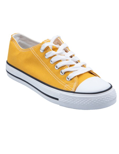 Baskets toile tennis femme semelle caoutchouc blanc,bordeaux,noir,bleu marine,jaune,kaki