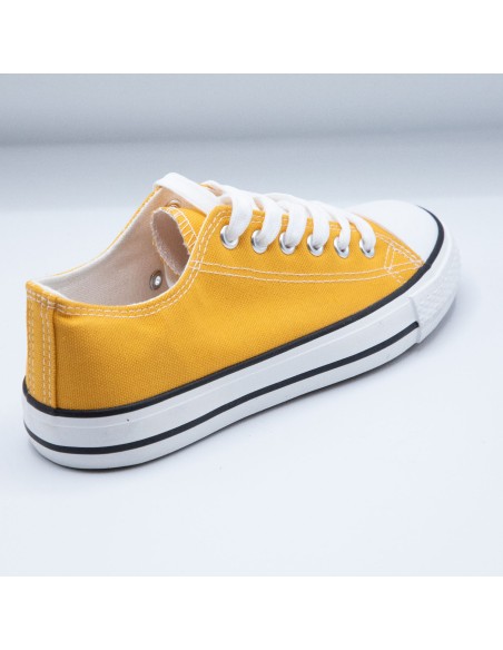 Baskets toile tennis femme semelle caoutchouc blanc,bordeaux,noir,bleu marine,jaune,kaki