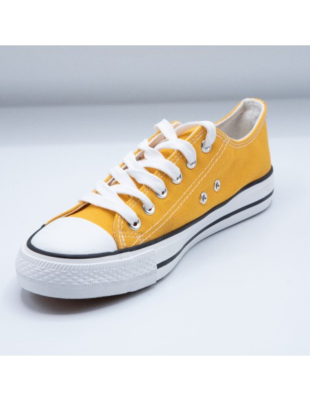 Baskets toile tennis femme semelle caoutchouc blanc,bordeaux,noir,bleu marine,jaune,kaki