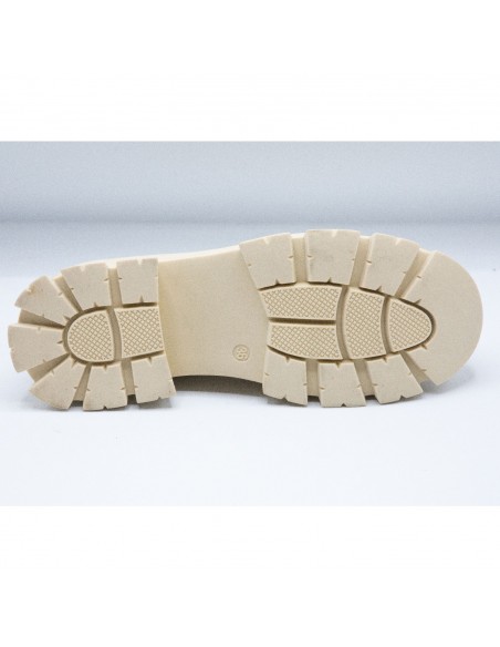 Mocassins Femme confort à semelle plateforme - Loafers élégants avec chaîne style slip on