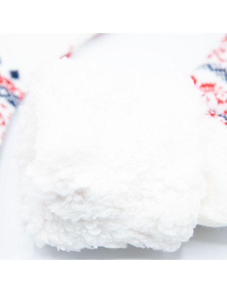 Chaussettes de Noël polaire femme adulte fourrées chaudes idée cadeau - Chaussons / Chaussettes antidérapants