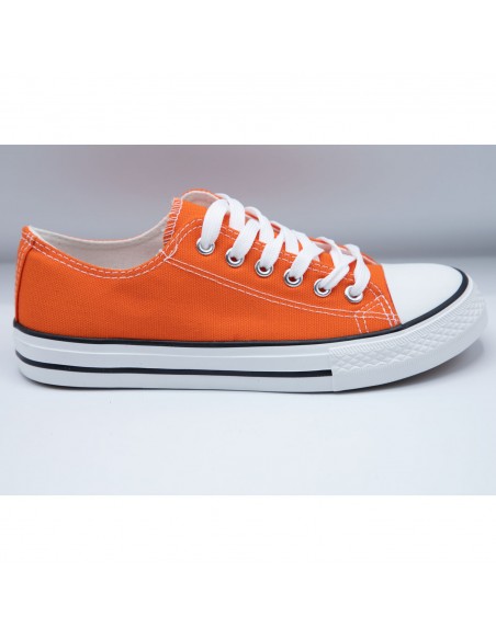 Baskets toile tennis femme semelle caoutchouc blanc,bordeaux,noir,bleu marine,jaune,kaki