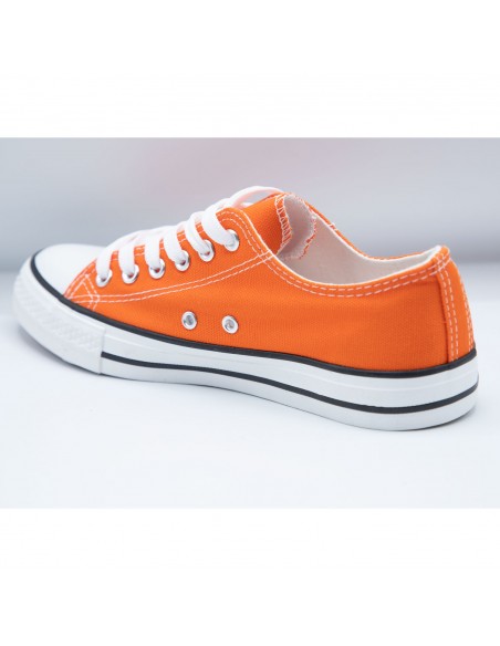 Baskets toile tennis femme semelle caoutchouc blanc,bordeaux,noir,bleu marine,jaune,kaki