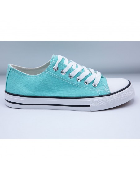 Baskets toile tennis femme semelle caoutchouc blanc,bordeaux,noir,bleu marine,jaune,kaki