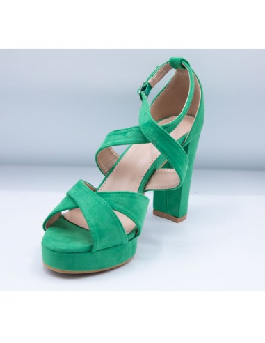 Sandales femme colorées à talons...