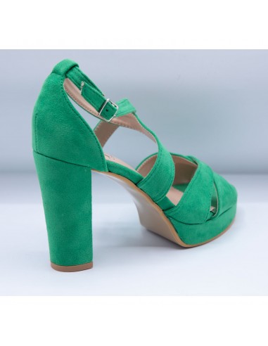 Sandales femme colorées à talons...