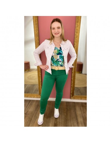 Jean confort femme coupe slim avec...