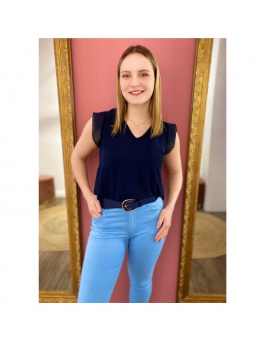 Jean confort femme coupe slim avec...