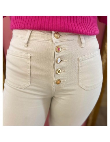 Jean Taille Haute femme Coupe évasée...