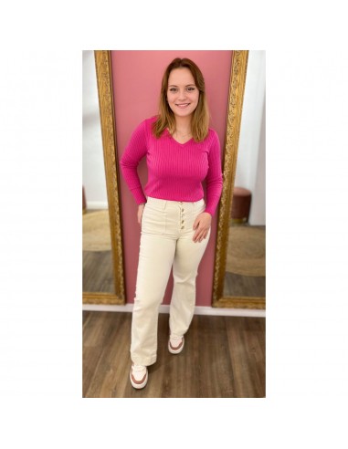 Jean Taille Haute femme Coupe évasée...