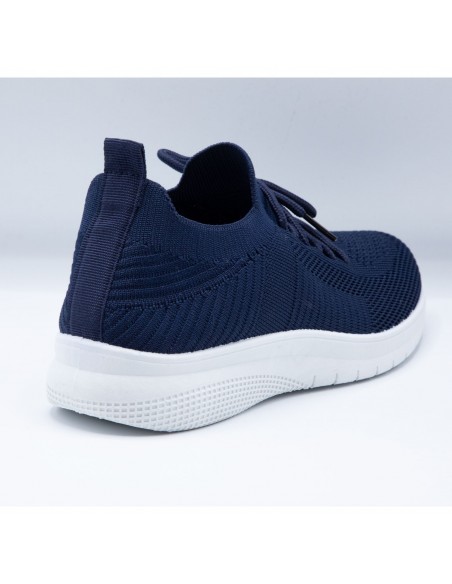 Baskets confort femme textile élastique mesh fitness training légères avec lacet