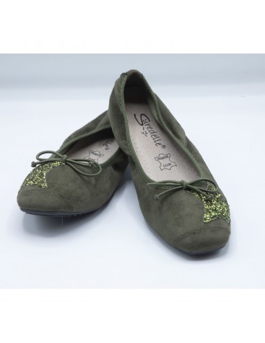 Ballerines Femme en Daim avec Semelle...