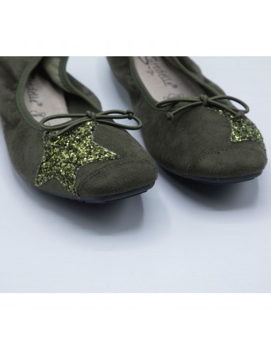 Ballerines Femme en Daim avec Semelle...