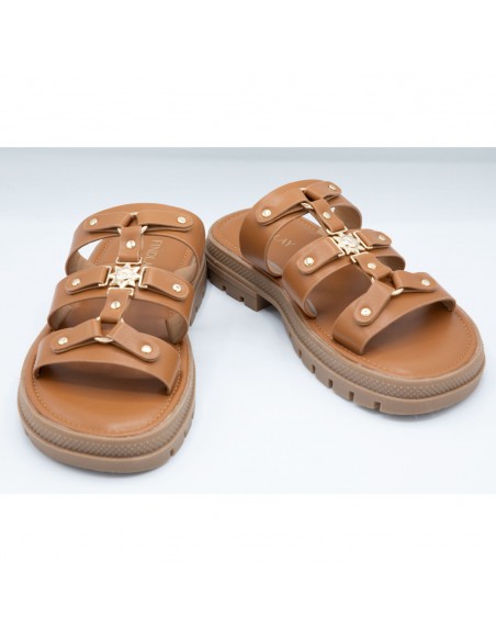 Sandales Gladiateur mules à Brides – Style et Confort avec Semelles Épaisses Crantées