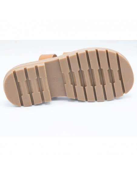 Sandales Gladiateur mules à Brides – Style et Confort avec Semelles Épaisses Crantées