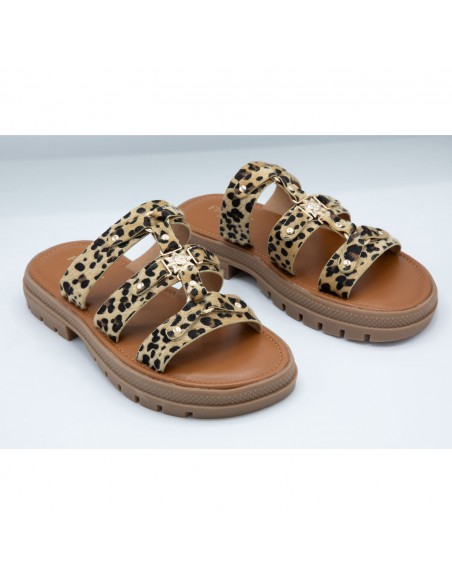 Sandales Gladiateur mules à Brides – Style et Confort avec Semelles Épaisses Crantées