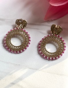 Boucles d'oreilles en acier... 2