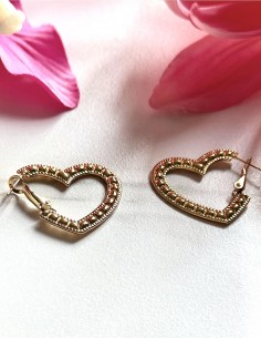 Boucles d'oreilles cœur...