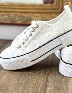 Baskets femme plateformes... 2