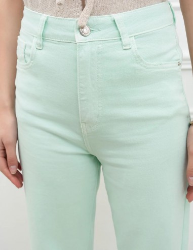 Jean Mom fit femme taille haute...