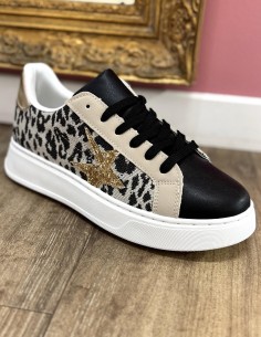 Baskets compensées femme...