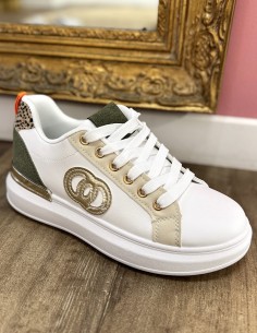 Baskets femme blanches...