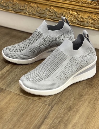 Baskets souples compensées femme...