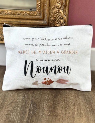 Trousse cadeau Nounou style pochette...
