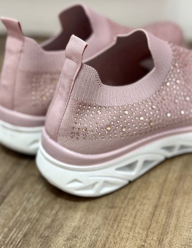 Baskets strass femme confortables en...