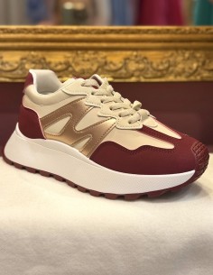 Baskets mode femme bordeaux...