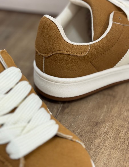 Baskets femme en daim mode streetwear sneakers suédine confortables mode casual sport