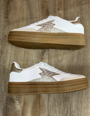 Baskets femme mode compensées...